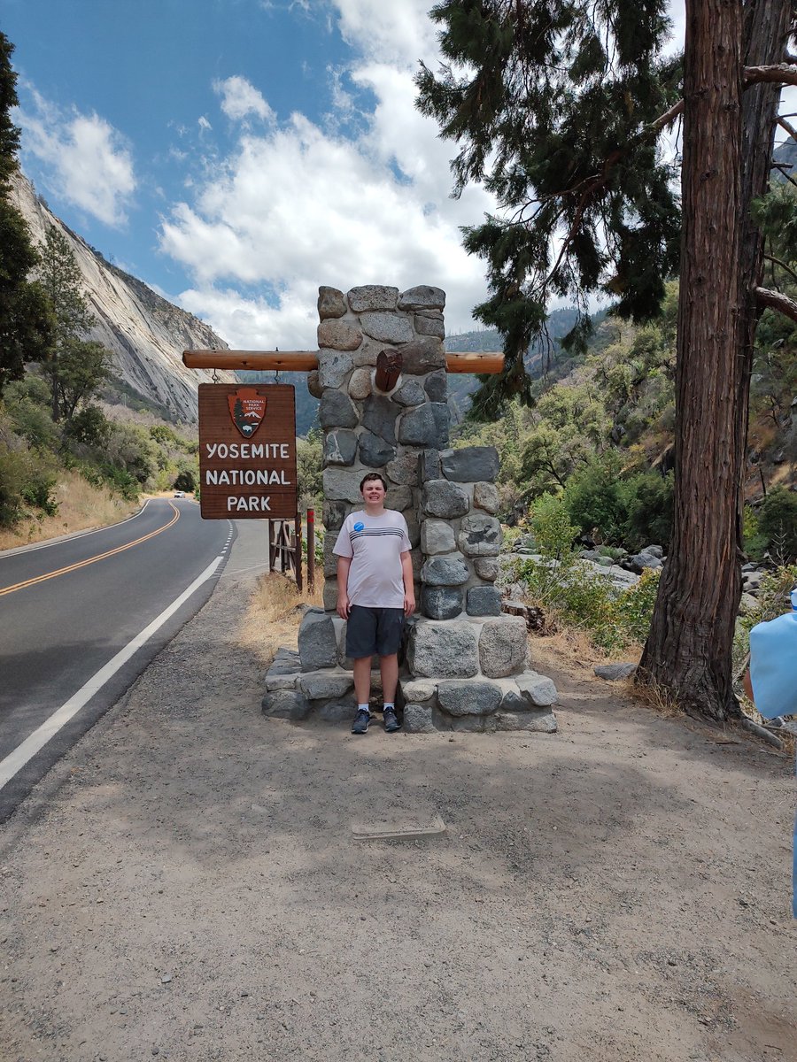 MakeAWishCSTX's tweet photo. Jesse's trip to go to Yosemite National Park was incredible! He and his family explored the park, went digging for gold, and hiked far and wide. Their road trip to the park also featured so many fun pit stops π We're so happy you made memories to last a lifetime, Jesse! https://t.co/qA7aO6bzfe