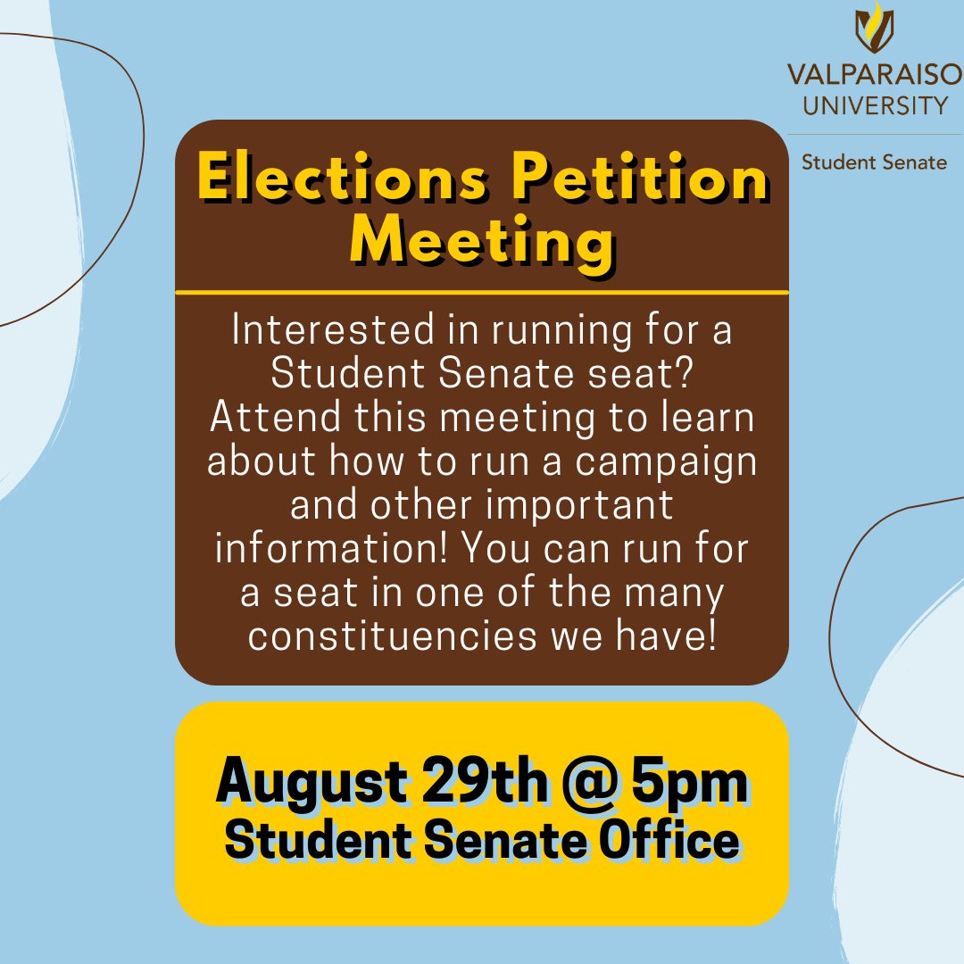 Valpo Student Senate tweet media