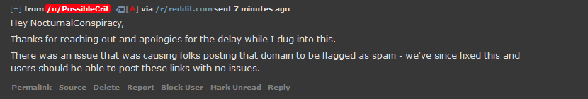 NocturnalConspiracy on Twitter: "The domain is now unbanned, it was a