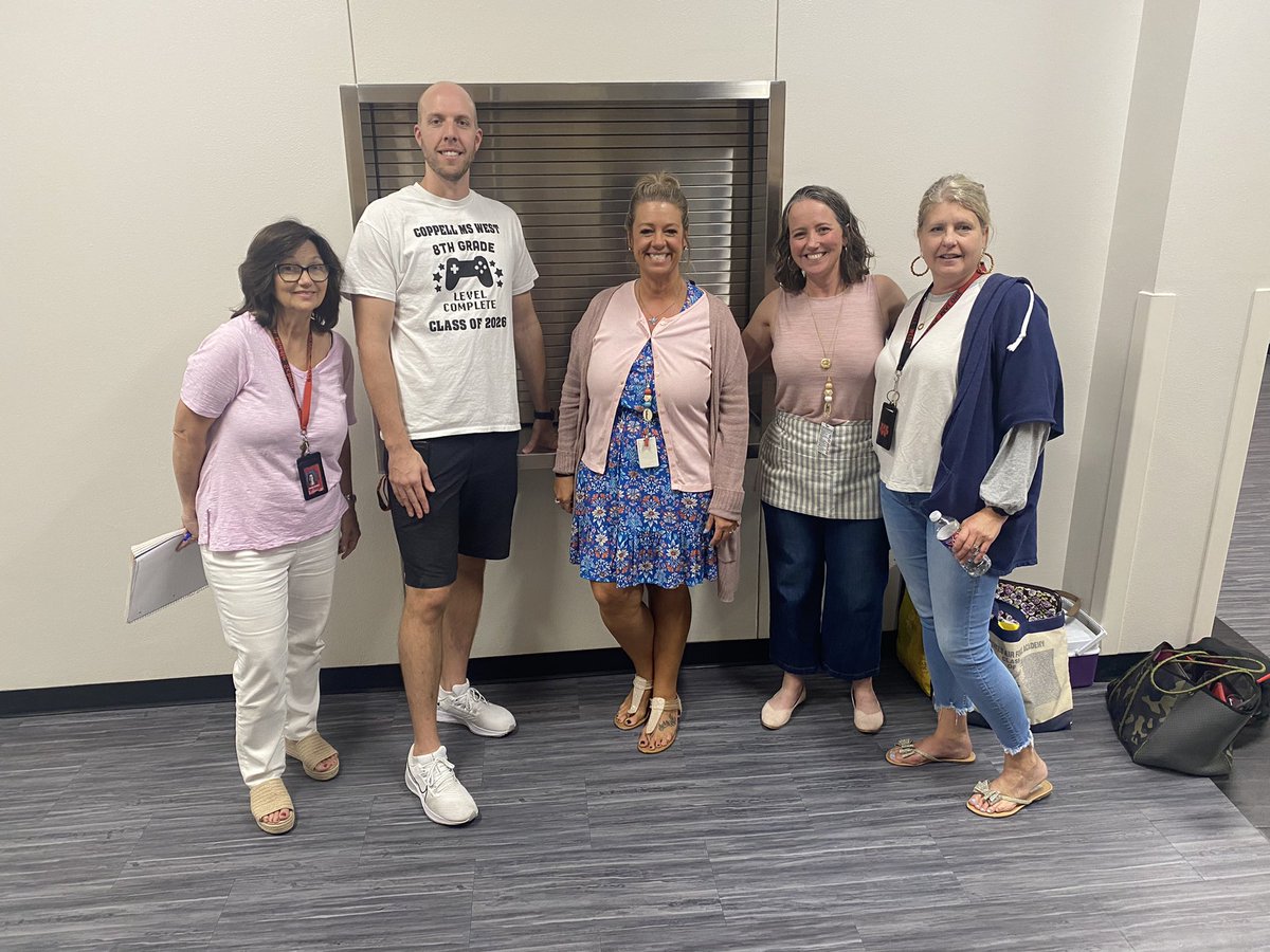 Dr. Sarah Balarin (@drbalarin) on Twitter photo This crew is hard at work planning for a <a href="/CMSWestWrangler/">Coppell Middle School West</a> float in the <a href="/CoppellHigh/">🏫 Coppell High School 📚</a> homecoming parade while also being on bus duty! #westfam <a href="/MsMayCMSW/">Libby Mathews-May</a> <a href="/LAFrancisRocks/">Laura Francis</a> <a href="/Cmalone3/">Christina Malone</a> <a href="/mbaker113/">maria baker</a> <a href="/FahrenheitFrank/">Stephen Frank</a> This crew is hard at work planning for a <a href="/CMSWestWrangler/">Coppell Middle School West</a> float in the <a href="/CoppellHigh/">🏫 Coppell High School 📚</a> homecoming parade while also being on bus duty! #westfam <a href="/MsMayCMSW/">Libby Mathews-May</a> <a href="/LAFrancisRocks/">Laura Francis</a> <a href="/Cmalone3/">Christina Malone</a> <a href="/mbaker113/">maria baker</a> <a href="/FahrenheitFrank/">Stephen Frank</a>
