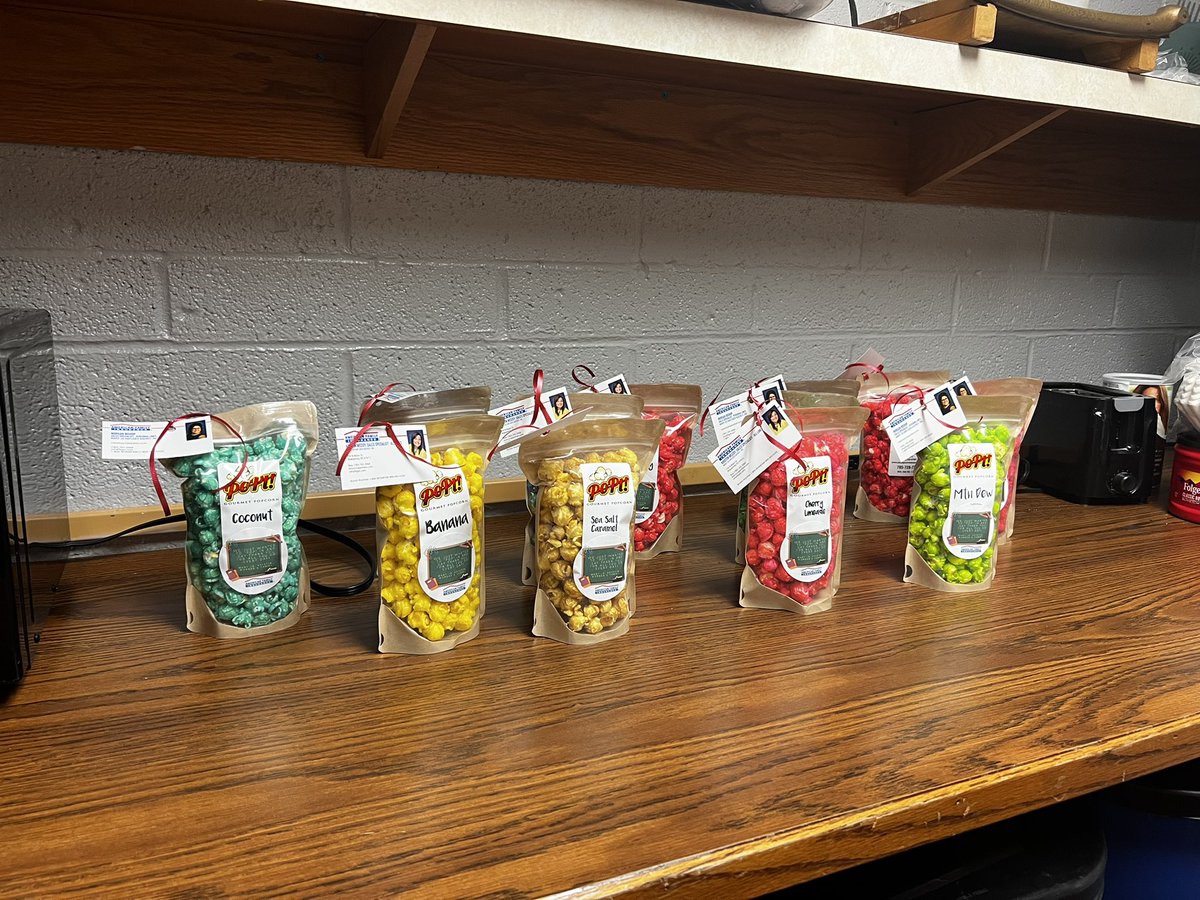 Thank you American Family Insurance for the delicious gourmet popcorn!! The staff at TCHS really enjoyed it!