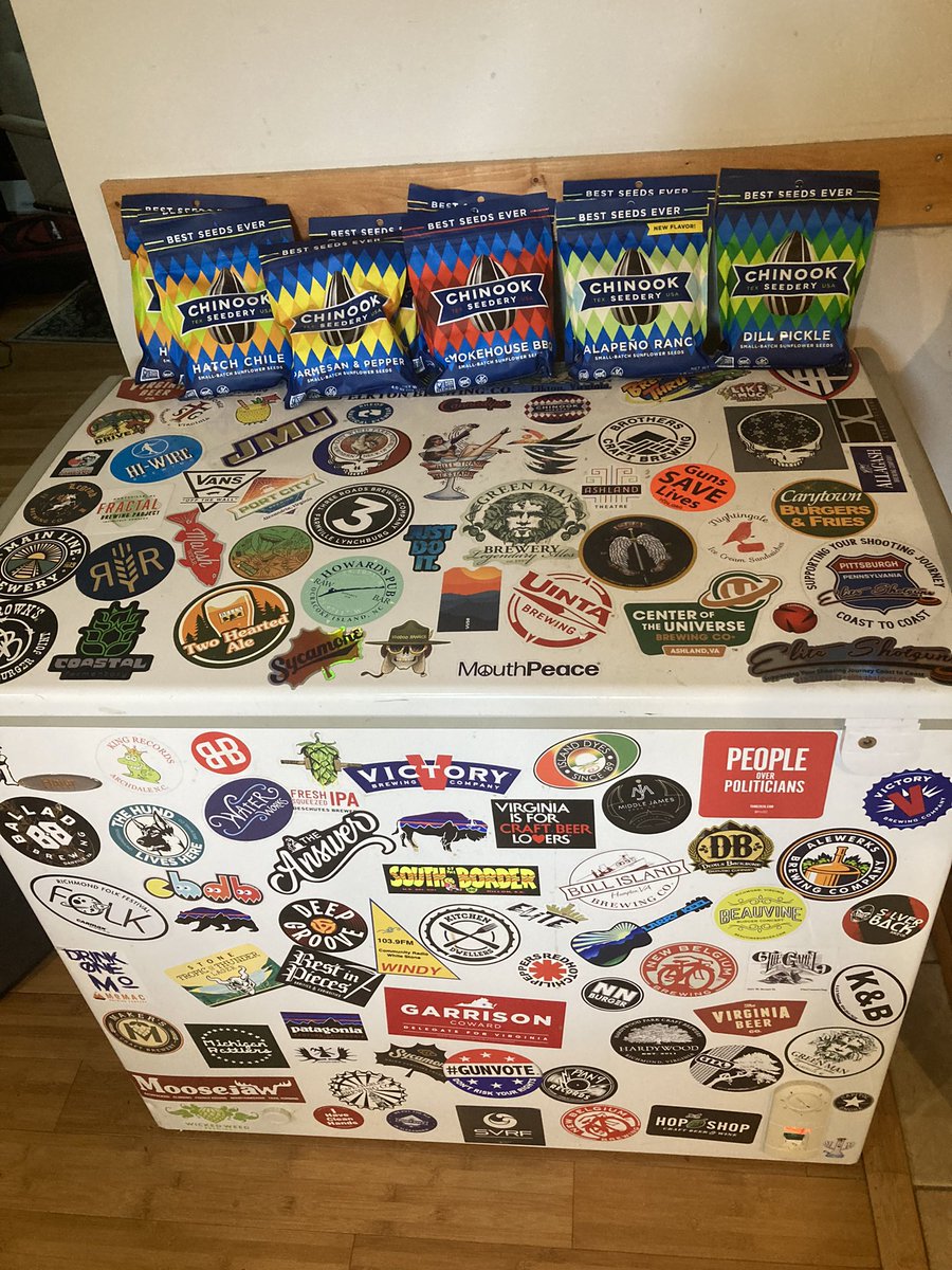 Flag__Guy's tweet photo. There’s no such thing as too many seeds or too many stickers. Shout out to @loganamiss for the discounted hookup! I spy the @ChinookSeedery sticker!

#BestSeedsEver https://t.co/t0vHHF1b5i