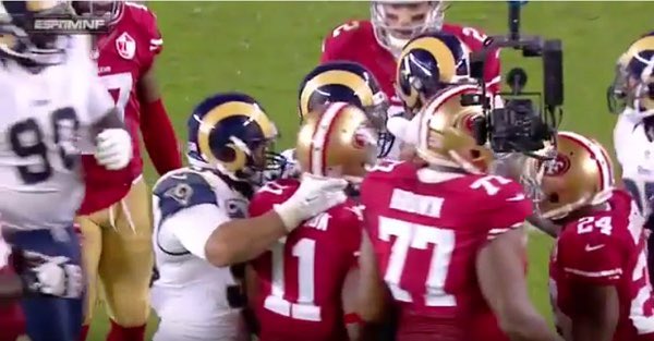 SeanKnowsBaIl's tweet photo. “I can’t believe Aaron Donald would do something like that” https://t.co/Pdie23uBIq