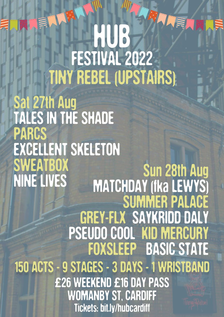 FoxSleepMusic's tweet photo. Super excited to play @HUBFestCardiff Sunday 15:20, Tiny Rebel. I will be attempting to see @twinstranger_ @EdisonJunction @pseudocoolmusic @InlandMurmur Pwdl @tom_emlyn @IfyIwobiMusic @RonaMac_Music @DEATHCULTELECT1 @CrazeTheJack but you should see whoever you want! https://t.co/7PN9a9f39b