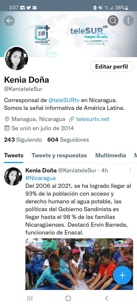 LopezEricka10's tweet photo. #PatriaBenditayLibre
Siganme también a través de la cuenta @KeniateleSur
👇 https://t.co/Z0gKq40rmo