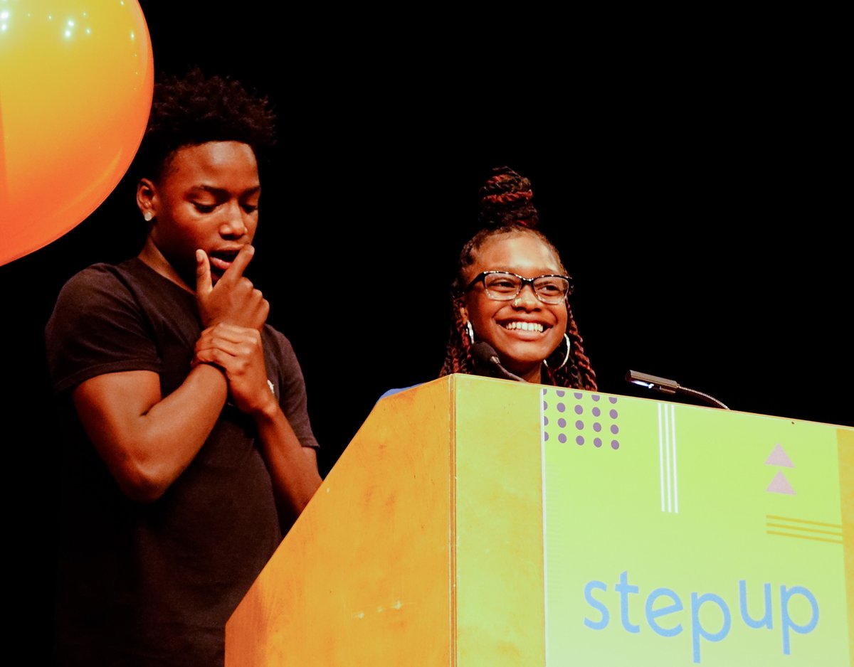 PPLTwinCities's tweet photo. Such a moving event to celebrate the end of summer with the Step-Up interns and hearing about their experiences with hundreds of local employers. PPL is a proud partner with @mndeed and @STEPUPMpls helping with the career exploration class. #stepupmpls #stepupmplsalumni https://t.co/aFa0oO8x7k