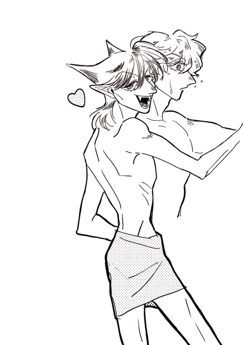 銭湯のやつとΔロド落書き