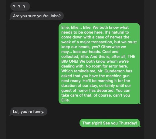 This exchange I had with a spear phisher this week was good, clean fun. #cybersecurity #security #securitybreach #Phishing