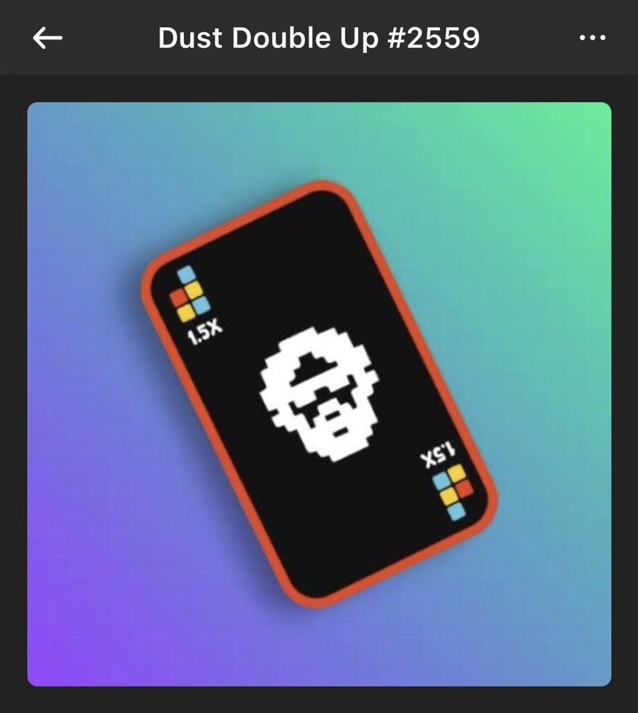 NFTChev's tweet image. How many projects do you know of that are offering 50% ROI while they are still minting? 0.2sol mint, 5k supply, mint live now @DustDoubleUp with a solid team focused on executing! $DUST