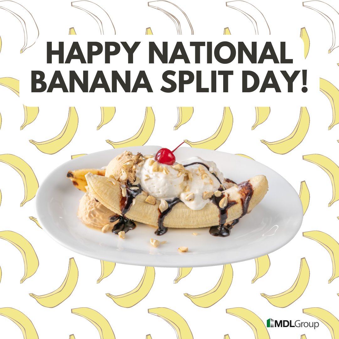 mdlgroup's tweet photo. Happy #NationalBananaSplitDay! We're going bananas for the banana split station courtesy of our #funcommittee! 🍌🍨
#MDLGroupLV #CRE #OfficeCulture #CommercialRealEstate #PropertyManagement https://t.co/MkeLtlGWKx