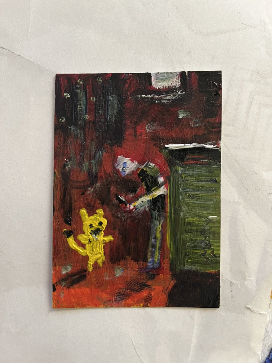realtimozman's tweet photo. #pokemon by the dumpster. #artcard by #timozman https://t.co/yqQca5gmbE