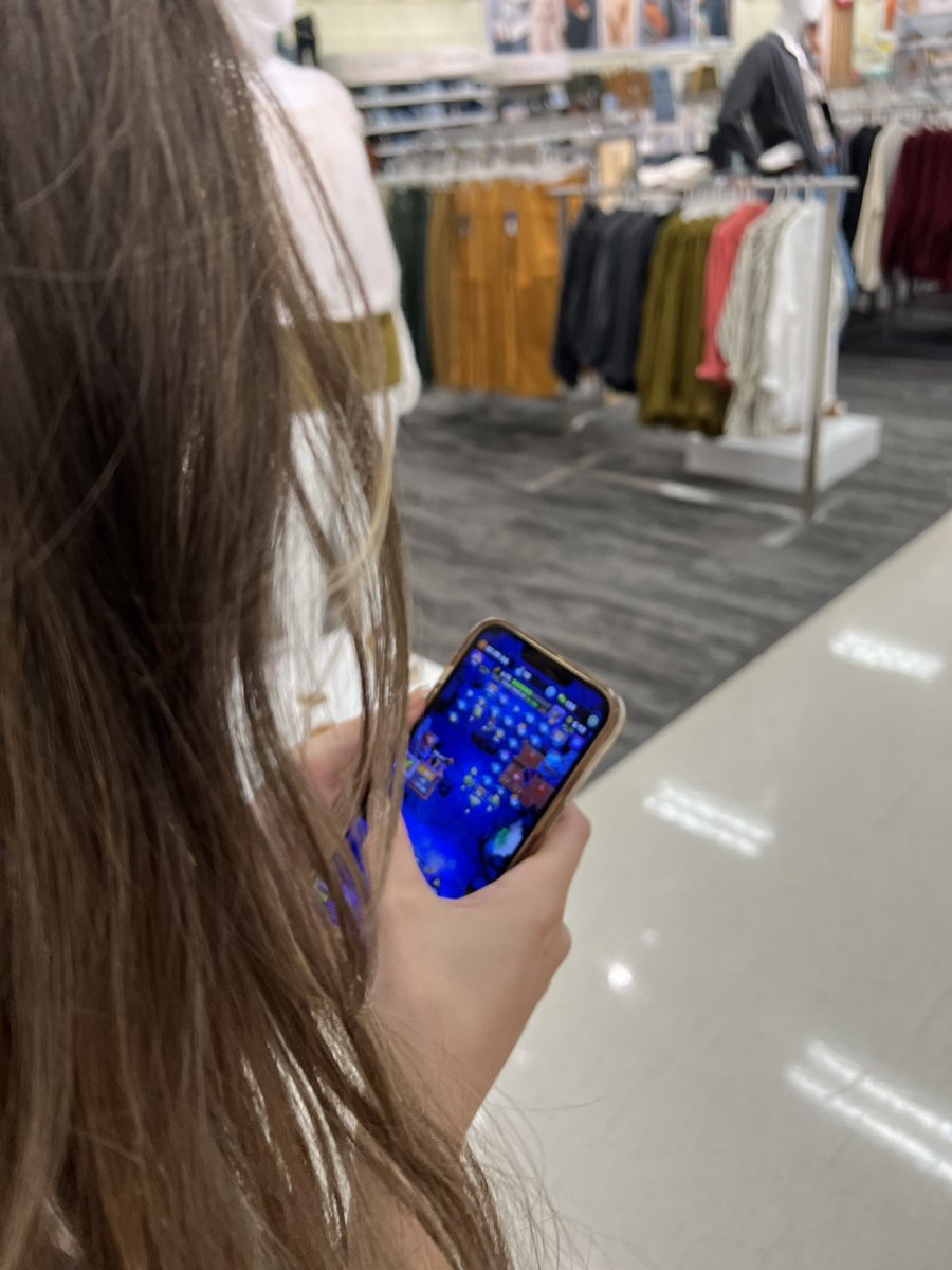 ZachBittman's tweet photo. * shopping in target with the gf when an alarm goes off on her phone *

Me: Is that a reminder to take your meds?

Her: No. It’s a reminder to switch my goblins in my game

Me: *blank stare*

Her: whaaat?🥺

I’d swear she was an iPad baby if those were a thing when we were little https://t.co/zS67v9WEE3