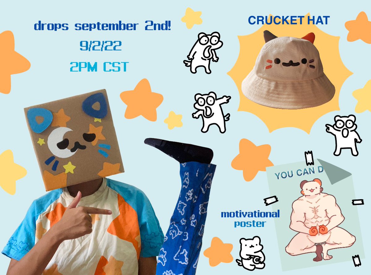 CRUMBJAMAS DROPPING SEPTEMBER 2ND NEXT FRIDAY! 

will only be avalible for TWO weeks! get them while u can! 

it will open at 2pm CST! 

cuptoast.shop
