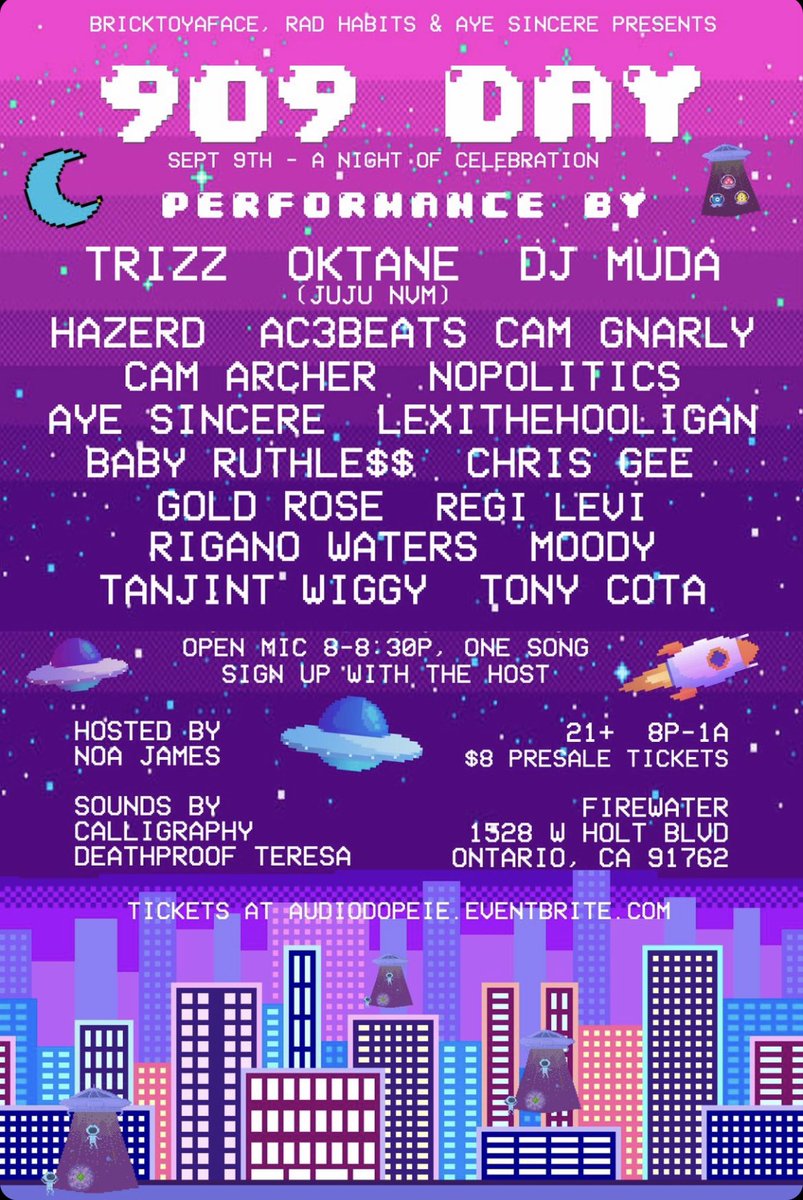 Performing in Ontario Sep 9th. All tracks off my new project “unaccustomed” come catch it live #909DAY