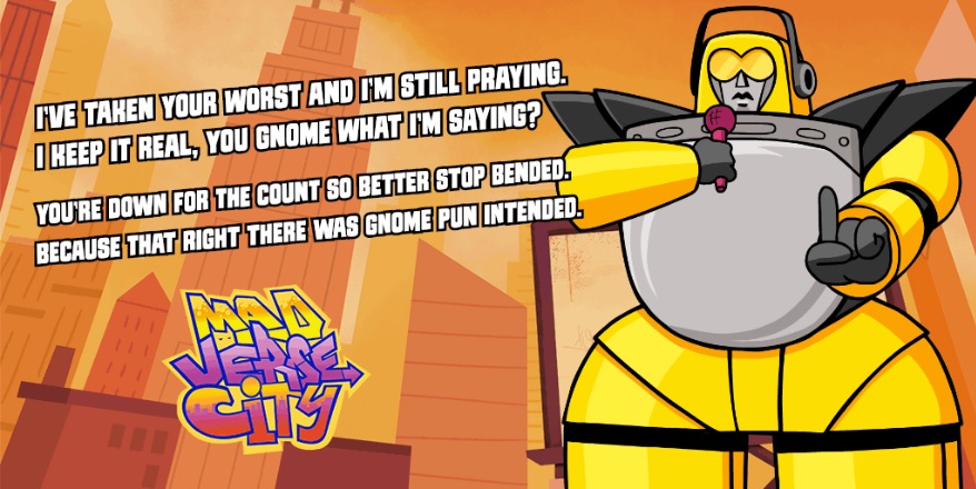ZakZakaryas's tweet photo. I couldn't have come up with a more perfect rhyme to @gnomedic in Mad Verse City by @jackboxgames #Jackbox #PartyPack5 #MadVerseCity https://t.co/I6I1oUu46s