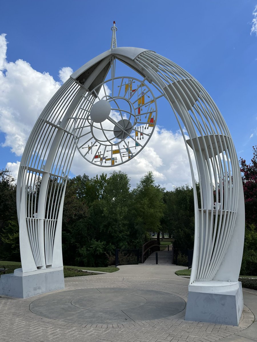 sp11813's tweet photo. Richardson Heights Park rocket art symbolizing technology and space exploration! https://t.co/JVWz2Ja1ja