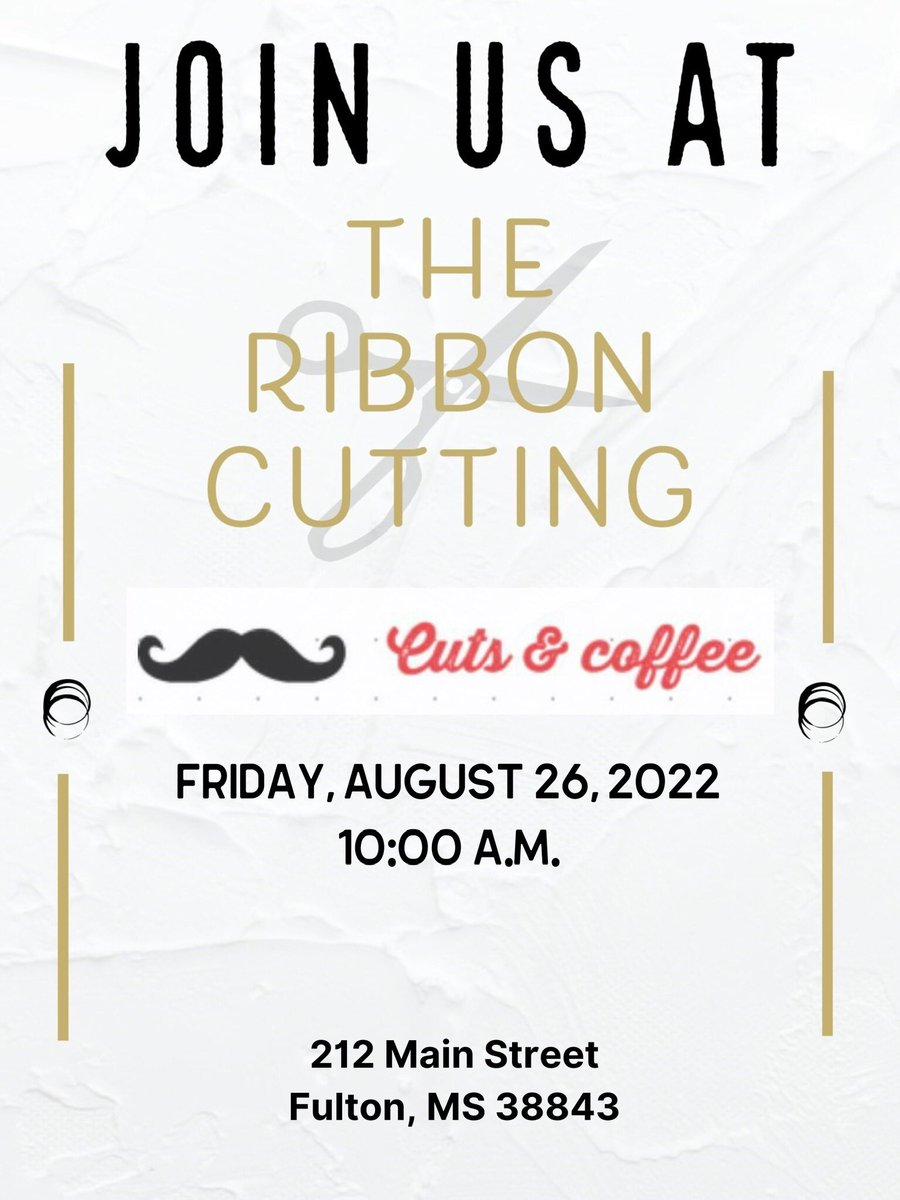 ItawambaCDC's tweet photo. Come out tomorrow and help us celebrate our newest business in downtown Fulton! https://t.co/HVyy1eTDzn https://t.co/46GV4LSaP0