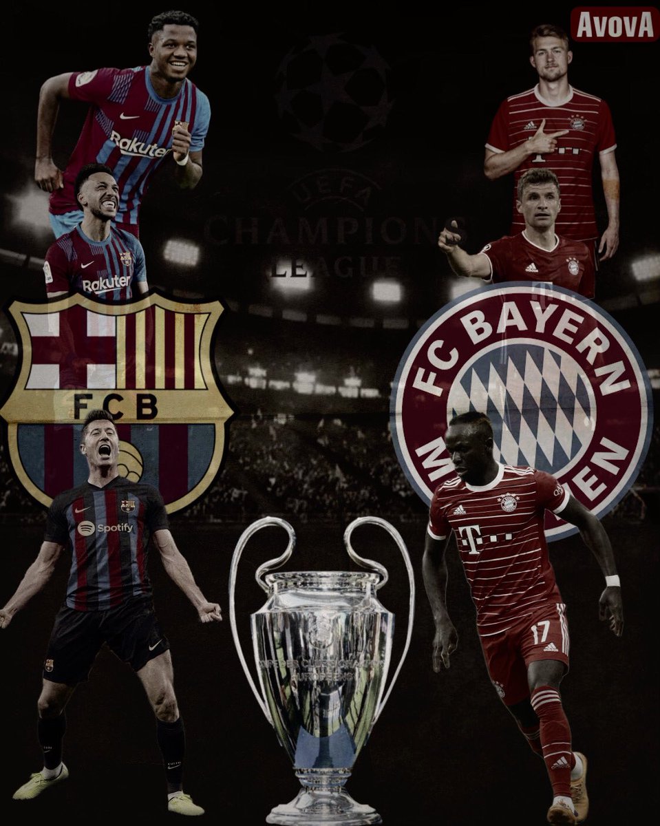 avov_a's tweet photo. @#Barca #Barcelona #BayernMunich #ChampionsLeague #footba #Spain #Germany https://t.co/rWpiC65vWF