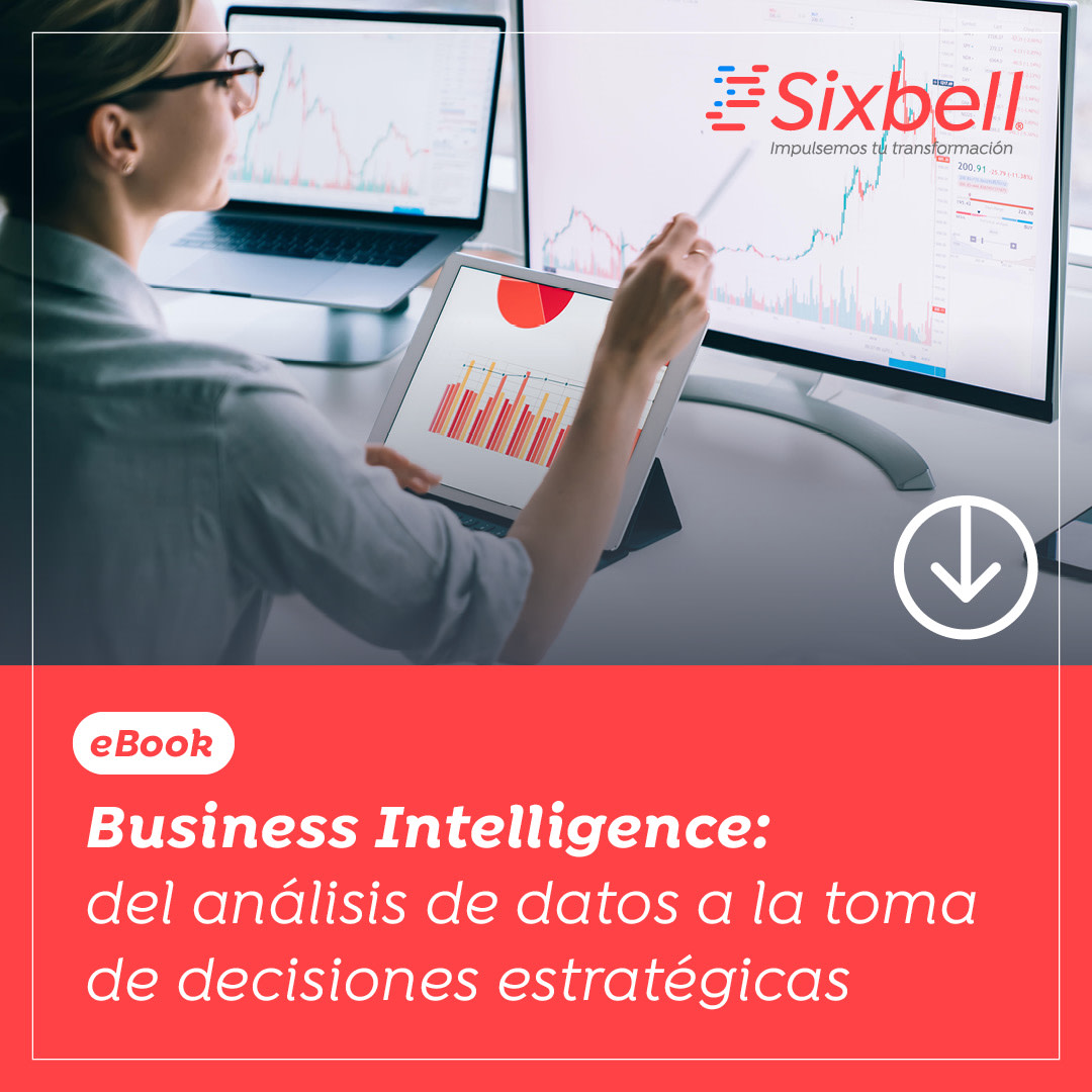 sixbell_corp's tweet photo. Descubre cómo la #InteligenciaDeNegocios o #BusinessIntelligence te permite tomar decisiones más acertadas para contribuir al crecimiento de tu negocio en este #eBook. Descárgalo aquí: https://t.co/NxL8VjhmWv #VOC #VOCanalytics https://t.co/lf6aVgFkxB