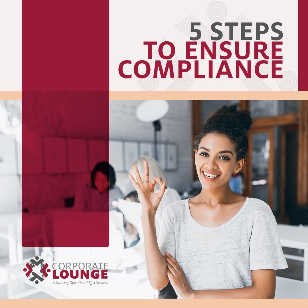 CorporateLounge's tweet photo. Here are the five basic steps you need to follow in order to ensure your business is fully compliant.

👉Stay up to date with laws and regulations 

👉Ensure employees adhere to procedures 

👉Conduct regular internal audits 

👉Leverage technology 

👉Hire compliance specialists https://t.co/wOj4zHWfzK