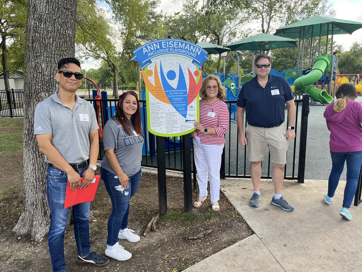 sp11813's tweet photo. Annie’s playground. Amazing inclusive and fun area for the kiddos!  Never too old to play!  #leadrich https://t.co/cukfWM3gKc