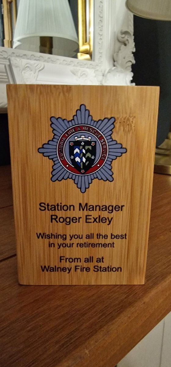 rogerexleyfire (@rogerexleyfire) on Twitter photo Following a chance to say a few final words of good bye to Firefighter & Joint Emergency Services Officer Phil Sullivan <a href="/Psully5123/">Phil sullivan</a> <a href="/Walney_Fire_Stn/">Walney Fire Station</a> who retires on the 31st, the Crew from Walney surprised me with a lovely gift for my own retirement. <a href="/CumbriaFire/">Cumbria Fire & Rescue Service</a> <a href="/HayleighJohnst1/">Hayleigh Johnston</a> Following a chance to say a few final words of good bye to Firefighter & Joint Emergency Services Officer Phil Sullivan <a href="/Psully5123/">Phil sullivan</a> <a href="/Walney_Fire_Stn/">Walney Fire Station</a> who retires on the 31st, the Crew from Walney surprised me with a lovely gift for my own retirement. <a href="/CumbriaFire/">Cumbria Fire & Rescue Service</a> <a href="/HayleighJohnst1/">Hayleigh Johnston</a>