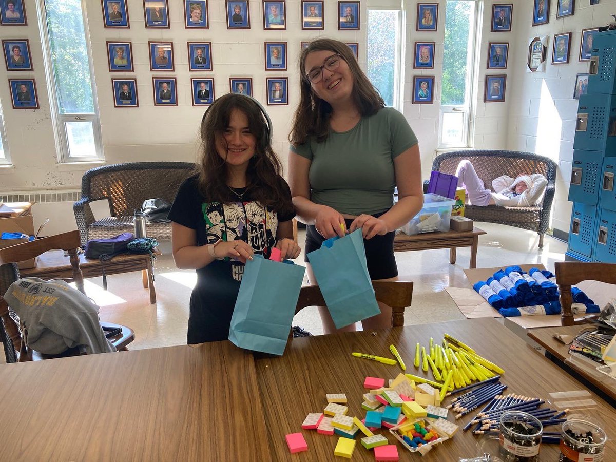 Our team was hard at work preparing to welcome our grade 9 students and staffulty back!!

Staffulty watch your mailbox for a surprise next week! 

<a href="/J_Renaissance/">Jostens Renaissance</a> #truenorthrenregion #kvhsrenaissance #welcomebackkits