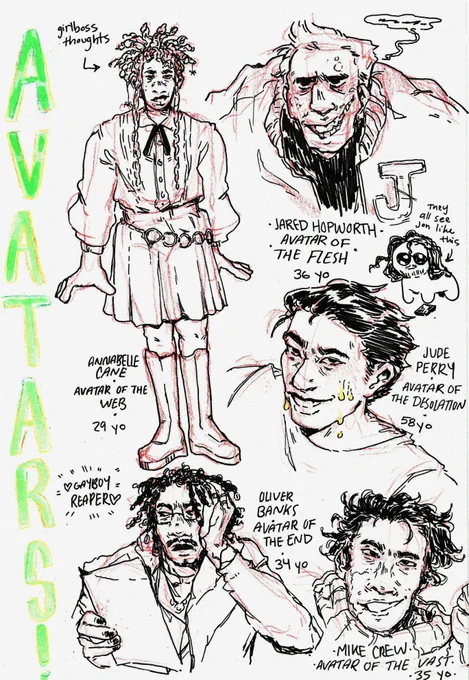 had a dream that i was SOMEHOW brought on as a character designer for an animated tma adaptation so here's my attempt to recapture that state of bliss 
[#MagnusPod] 