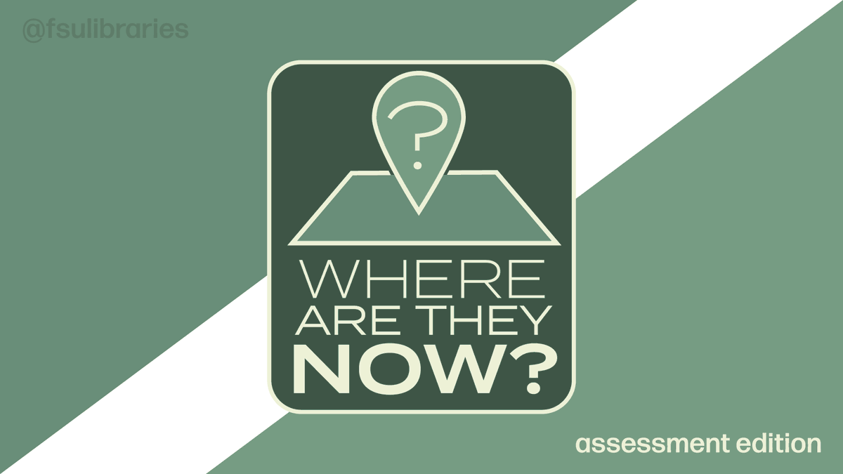 fsulibraries's tweet photo. #FSULibraries is one of the top campus employers of students. #OnTheBlog, we investigate the role we play in student success post-graduation.
Learn more at https://t.co/nLbO5THokg—"Where Are They Now: Alumni Student Employees", Assessment Department Edition! #data #libraries https://t.co/c2SnddSAmv