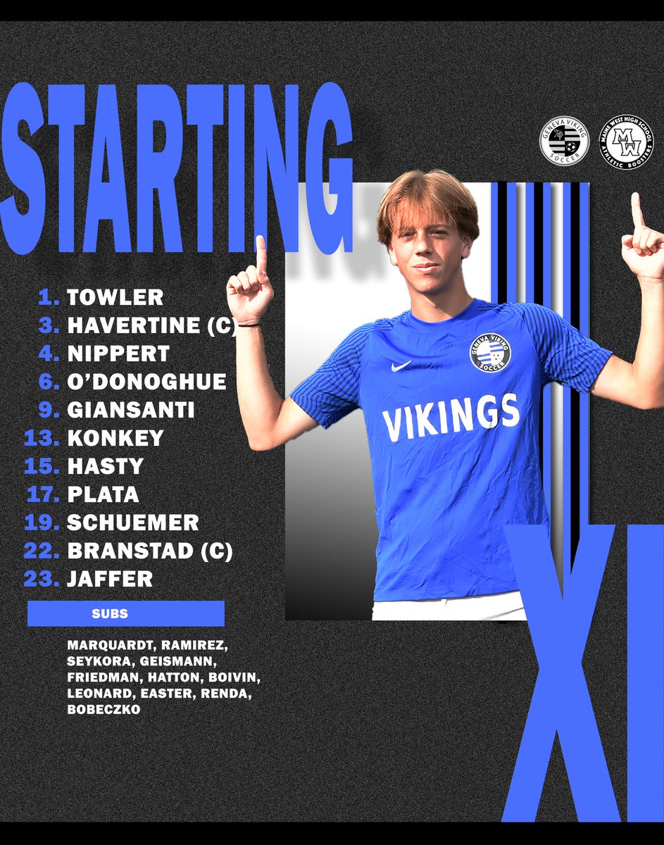 geneva_soccer's tweet photo. 🚨Starting XI for the match against Maine West!🚨 https://t.co/RwbUQ2r3EA