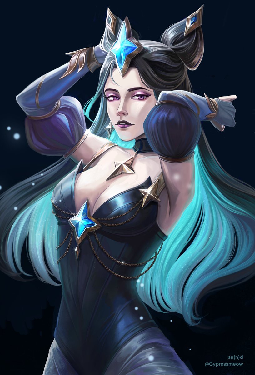 Sandkessho's tweet photo. It’s my birthday today and Twitter doesn’t give me balloons for the second year ;0;
Can I get a repost as a present 💚

#ArtofLegends #LeagueOfLegends #Morgana #syndra #Xayah #StarGuardian #starnemesis #LeagueOfLegendsFanArt https://t.co/5hFkewzg9F