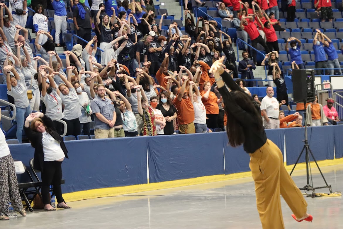 This morning's Convocation at the @XLCenter filled us with joy, inspiration, hope, and excitement for the 2022-2023 school year. We truly have the best students and staff in the state. #WeAreHPS #TakeHeart #backtoschool