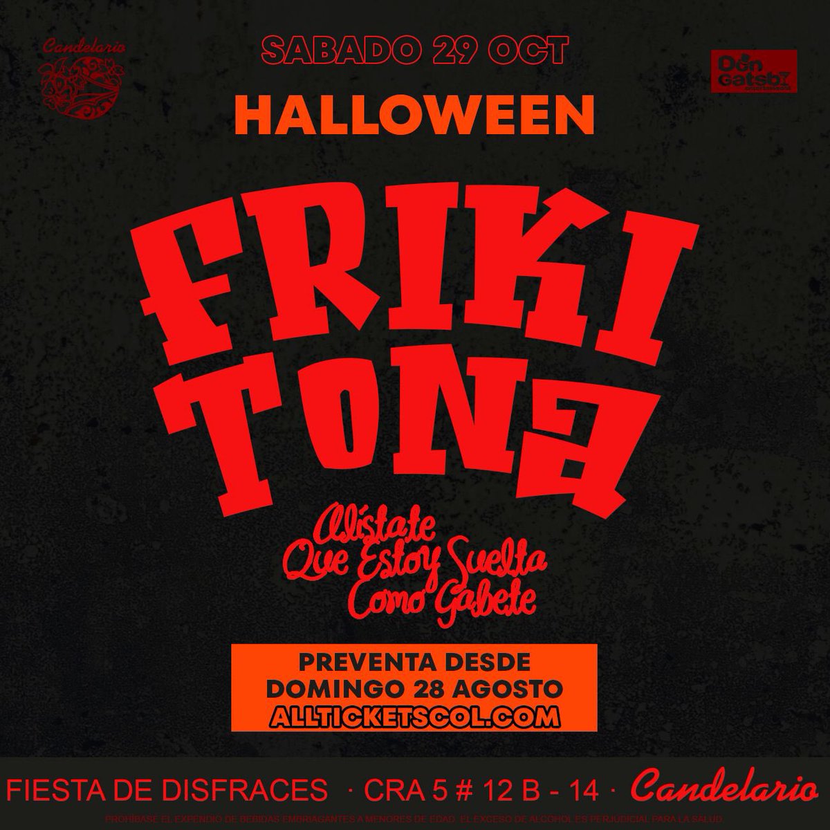SueltaComoGabte's tweet photo. ¿Muy temprano para ir pensando en halloween? #frikitona en @elcandelario https://t.co/sA2PAFoN2v
