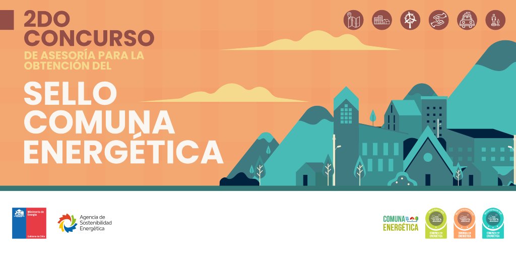 Agencia__SE's tweet photo. AgenciaSE y @MinEnergia lanzan Segundo Concurso de Asesoría para la Obtención del Sello Comuna Energética https://t.co/iBB0AxDXHE https://t.co/yNKltoB7nk