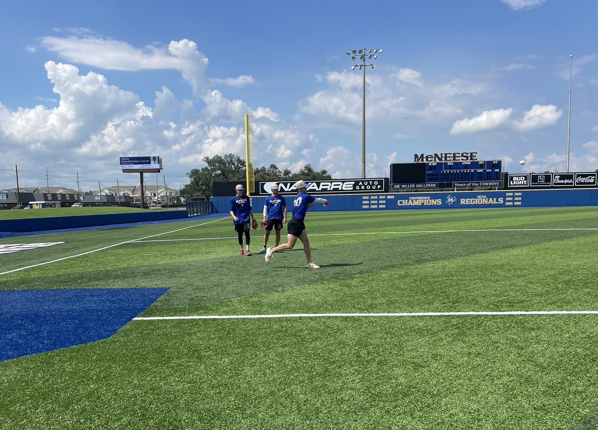 McNeeseBaseball's tweet photo. 🔙 like we never left

#GeauxPokes | #FERDA https://t.co/S7vc2T0II6
