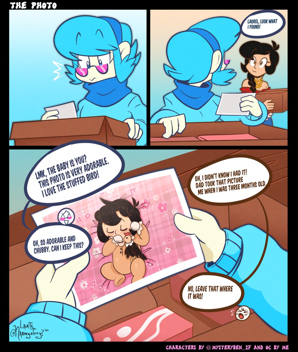 Naomystery_L's tweet photo. The Photo: a comic!
Well yes, Laurel was one of Lewis's first friends. LOL
#lauritarts #MysterySkullsAnimated #mysteryskulls #fancomic #msaoc https://t.co/p3NxCvCbRW