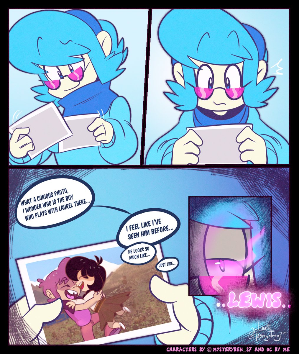 Naomystery_L's tweet photo. The Photo: a comic!
Well yes, Laurel was one of Lewis's first friends. LOL
#lauritarts #MysterySkullsAnimated #mysteryskulls #fancomic #msaoc https://t.co/p3NxCvCbRW