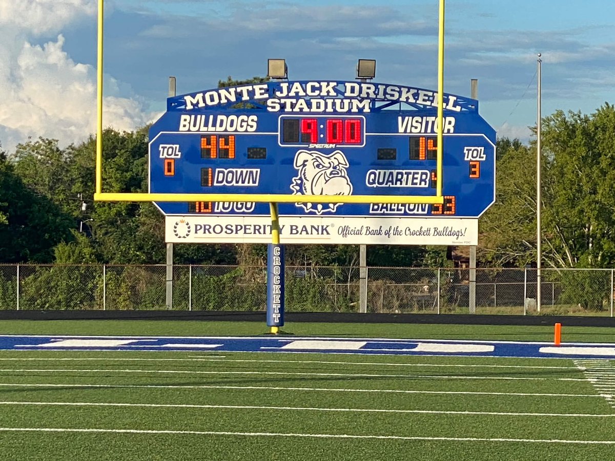 Crockett Bulldogs Football tweet media