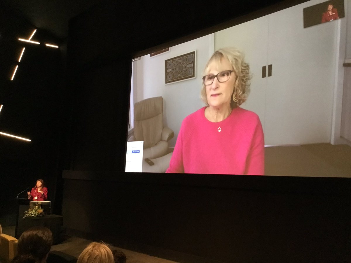 Thank you Lyn White for a thought provoking &amp; inspiring opening keynote on Compelling Texts for Building Wellbeing <a href="/ALEA_ACMI2022/">ALEA_ACMI2024</a> #alea_acmi2022 #literacy #reading #wellbeing