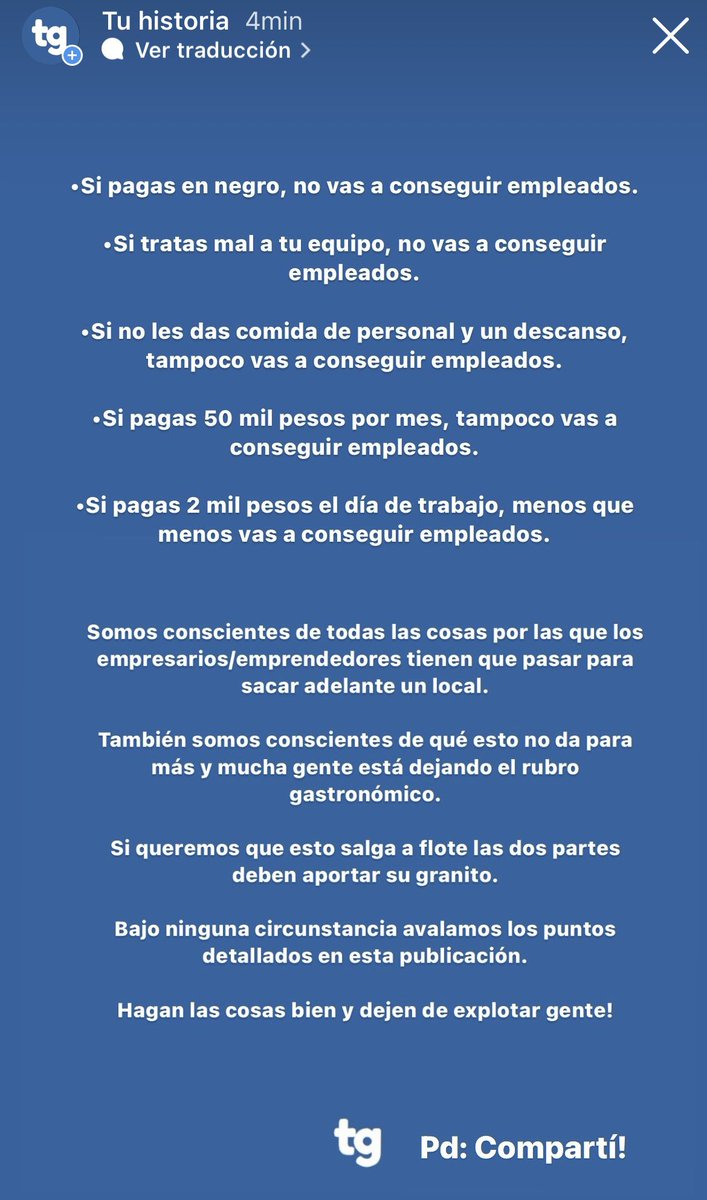 fermicouto's tweet photo. Para los dueños de los restaurantes! https://t.co/86TZ97MHi5