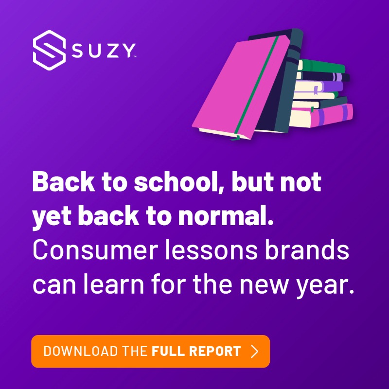 AskSuzyBiz's tweet photo. When parents shop for school supplies, what goes into their purchase decisions? 🤔 We asked 1000 parents what matters most to them. Download the report today for all the insights!