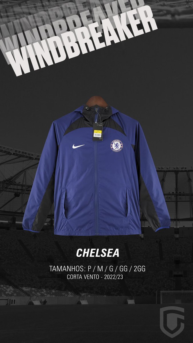 CamisaPesada's tweet photo. 🔵 THE BLUES! 
Torcedor dos Blues, garanta já o seu corta vento do clube inglês com condições especiais!

Adquira já a sua pelo link:

👕 Corta Vento Chelsea 22/23 
📲 https://t.co/xqCVAfZkkR

#camisapesada
#asuafootballstore https://t.co/EAbG5ACMO5
