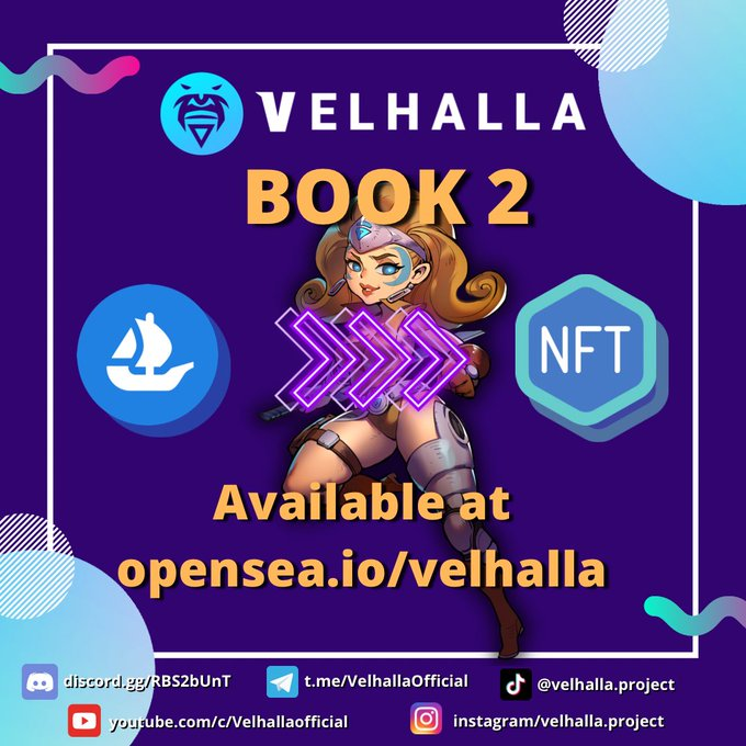 ScarQuestes's tweet photo. 📣 Las páginas del capítulo 6 de la serie de cómics de Velhalla todavía están disponibles en https://t.co/omeZqMsGkq. ¡Asegura el tuyo y disfruta de nuestra Queen Kara NFT! 🔥📢 Ediciones limitadas ‼️‼️💃💃🔥
#Velhalla #NFT #QueenKara #Libro2 #Capítulo6 https://t.co/1wD3DTO4WH