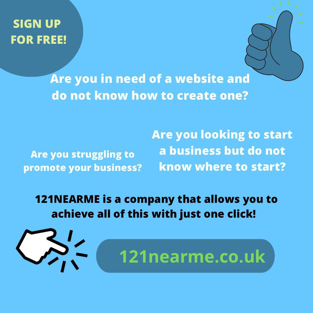 121nearme's tweet photo. FEATURED PACKAGE
Get found in your area for free.
£ 4.99
every 1 month. #5starreviews #121nearme #businessdirectory #localbusinessdirectory #freedirectory #london #uk https://t.co/DUDLYbnp33