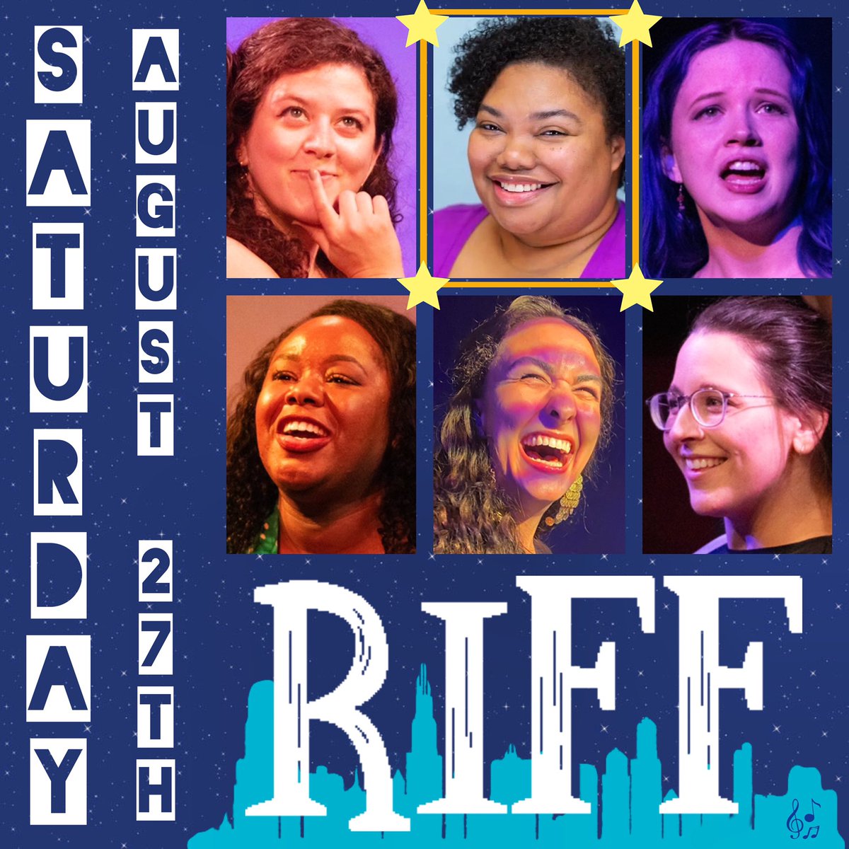 RIFF: Chicago’s Music Improv Party (@riffimprov) on Twitter photo Saturday at RIFF! We’ve got the marvelous Mo Phillips-Spotts as our special guest! Come party with her and the rest of the cast! 8/27. 10pm. Annoyance. ☀️🎹☀️ #riffimprov #chicago #music #improv #comedy #hotguestsummer #party #musical #theatre #musicaltheatre #chitown #windycity Saturday at RIFF! We’ve got the marvelous Mo Phillips-Spotts as our special guest! Come party with her and the rest of the cast! 8/27. 10pm. Annoyance. ☀️🎹☀️ #riffimprov #chicago #music #improv #comedy #hotguestsummer #party #musical #theatre #musicaltheatre #chitown #windycity