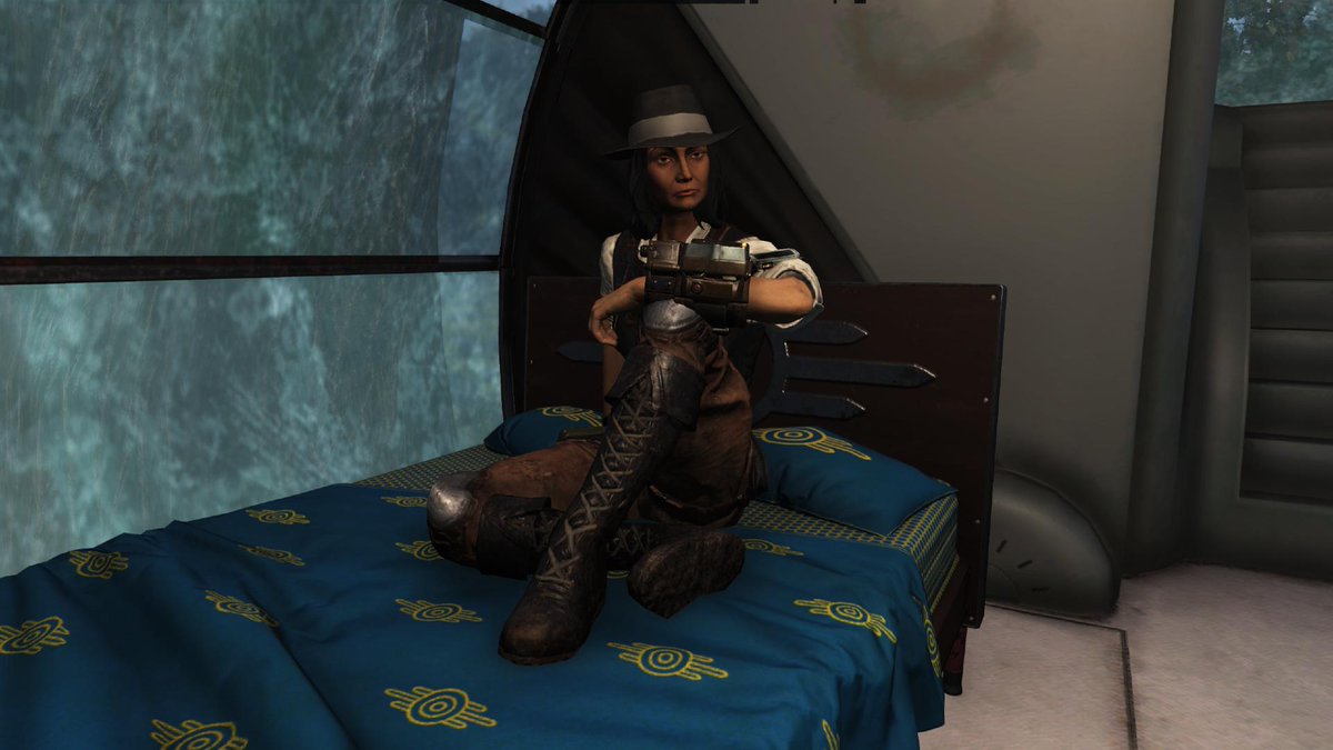 PorqueQuince's tweet photo. Oops. Diana was so distracted by the whole Daily Ops signs trouble that she ate too much at the Meat-Cook. 😳
Julia sure got surprised.
#PS5Share
#Fallout76
#MeatWeek
#TestYourMetal https://t.co/2lW5K2NM5w