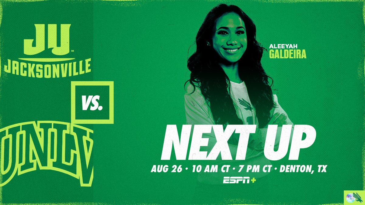 𝙏𝙊𝙈𝙊𝙍𝙍𝙊𝙒.

🏐 10am vs. Jacksonville
🏐 7pm vs. UNLV

#GMG 🟢🦅