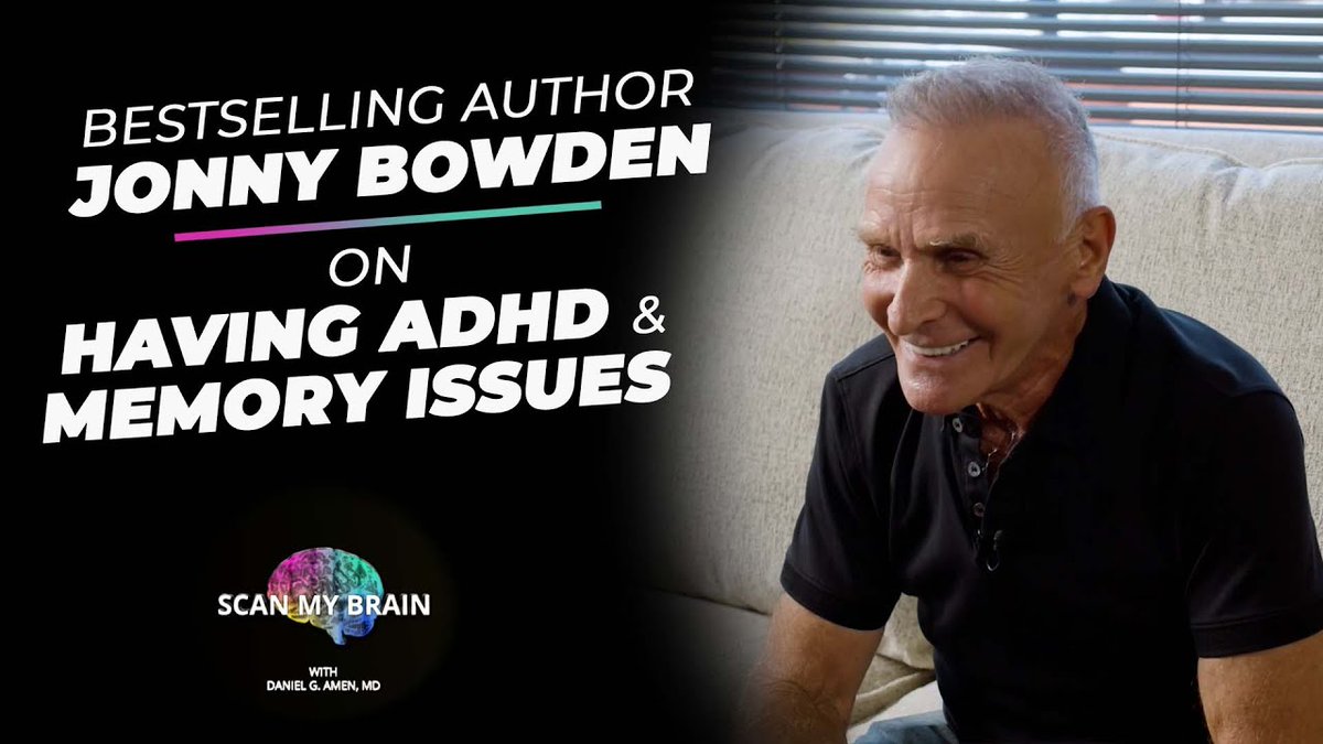 DocAmen's tweet photo. In the newest #ScanMyBrain The Great Cholesterol Myth author @jonnybowden visits @Amen_Clinics to get his brain scanned and learn about the source of his recent issues with memory and attention. Check it out now! https://t.co/L7jQNA3Ptn https://t.co/qLED0L0l8U