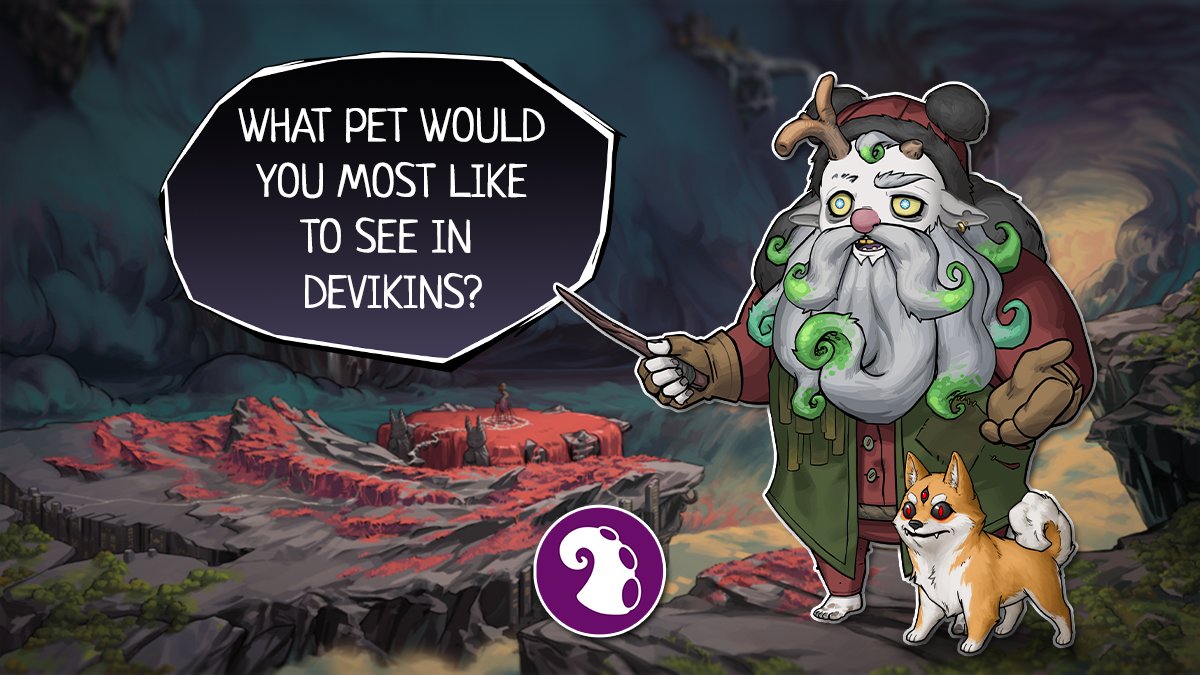 devikins_game's tweet photo. What kind of pet do you want to see in #Devikins, and what ability do you think it would have?

#gamefi #defi https://t.co/houb3ZiXUw