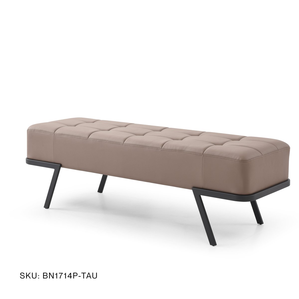 Whiteline_Mod's tweet image. Add the Shadi Bench to punctuate the end of your bed in the master suite or to your dining table. 
Founded with four black sanded coated steel legs, and upholstered with a taupe or white faux leather for a touch of glam.